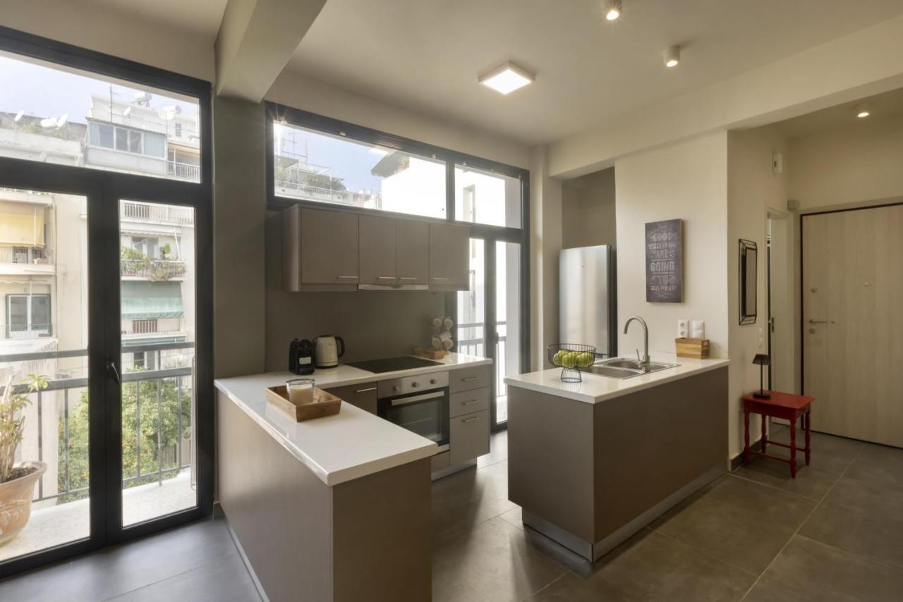 Ferienwohnung Α Rare Lux Artistic Renv Gem Opposite Emst Museum Athen Exterior foto